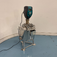 Alloy Products 25L Stainless Mixing Tank with Stand and Overhead Mixer image 0